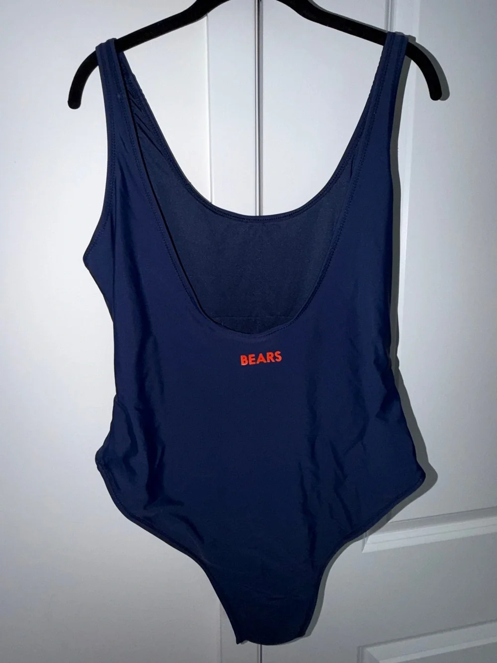 Chicago Bears Official NFL Women’s One Piece Swimsuit Navy Size XL